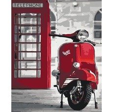 Картина по номерам Легендарная Vespa Идейка KHO2155