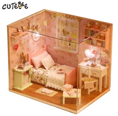 3D Румбокс DIY House "Комната H02" Doll House Кукольный Домик CuteBee