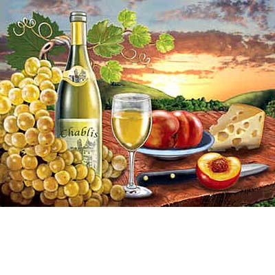 АЛМАЗНАЯ ВЫШИВКА (НАБОР) - "ВИНО CHABLIS"