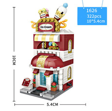 Конструктор Loz mini blocks 1626 Кафе Мороженое