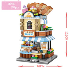 Конструктор Loz mini blocks 1646 Пекарня