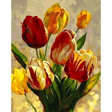 Картина по номерам Весенние тюльпаны MR-Q2182 40 х 50 см Mariposa