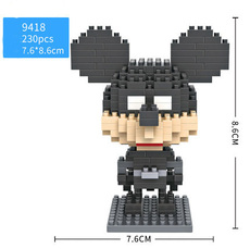 Конструктор Loz mini blocks 9418 Микки Бетмен