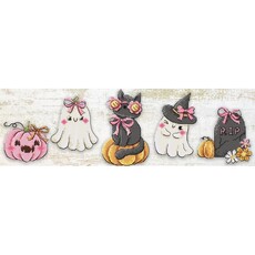 Набір для вишивання хрестиком LETISTITCH Boo Crew Ornaments 5 pcs L9944