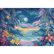 Набір для вишивання хрестиком LETISTITCH Blue Mirage L9951
