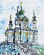 BS53359 Картина за номерами Андріївська церква © Мазнєва Марина