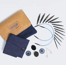 Набір дерев’яних знімних спиць Indigo Wood “Mini” KnitPro -50mm 20645 