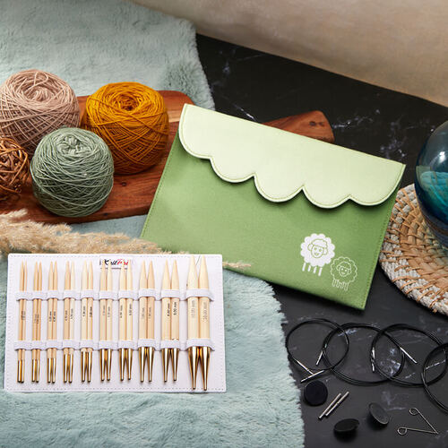 Набір знімних спиць Deluxe Bamboo KnitPro (EX22542) 22553 
