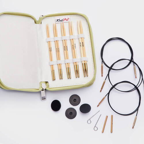 Набір знімних спиць для початківців Bamboo KnitPro (EX22541) 22552 