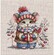 Набір для вишивання хрестиком AVA P095 Маленька мишка з шарфом. Little Mouse with Scarf