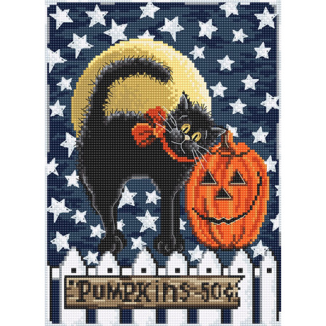 Не будь наляканим котом! Набір для вишивання LETISTITCH L8039