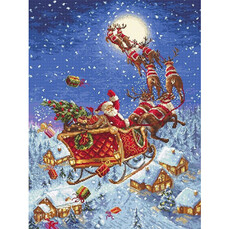 Набор для вышивания LETISTITCH The reindeers on its way! LETI 958