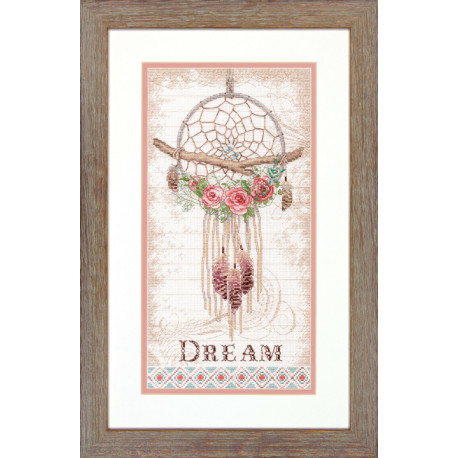 Набор для вышивки крестом Dimensions 70-35375 Floral Dream Catcher