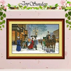 JoySunday  Набір для вишивання Twilight In Foreign Country