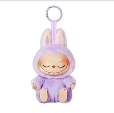 Брелок м'яка іграшка плюшева Labubu The Monsters Exciting Macaron фіолетовий