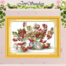 JoySunday Набір для вишивання Little Red Fruit
