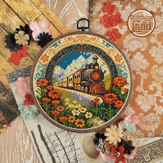 Набір для вишивання Stitching Land Art Nouveau 014 Потяг