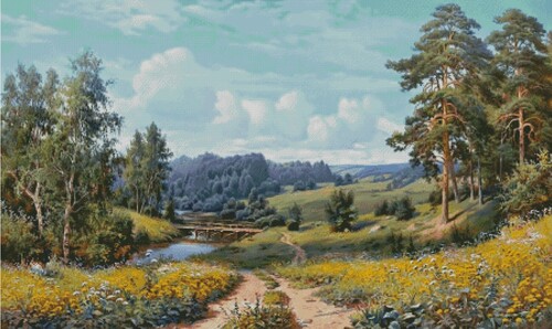 Набір для вишивання Gallery Stitch 032 Рідний край