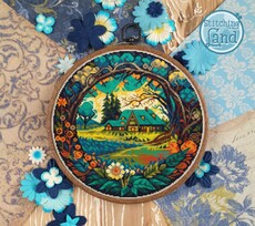 Набір для вишивання Stitching Land Art Nouveau 003 Літній будиночок