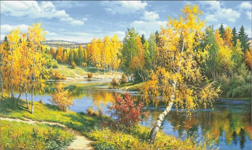 Набір для вишивання Gallery Stitch 026 Золота осінь