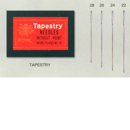 Tapestry 26 (25шт) Набор гобеленовых игл для вышивания Royal (Япония)