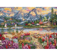 Весняна гірська велич Набір для вишивання хрестиком LETISTITCH L9939