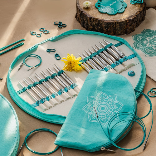 Набір знімних поворотних металевих спиць 10см “The Warmth Set” Mindful Collection KnitPro 36310