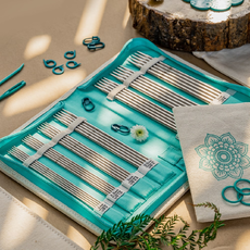 Набір шкарпеткових металевих спиць 15см “The Grateful Set” Mindful Collection KnitPro 36331